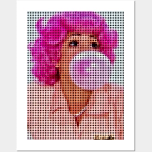 Frenchy Grease Dot Art Posters and Art